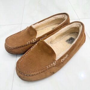 UGG Women's Tan Suede Slippers